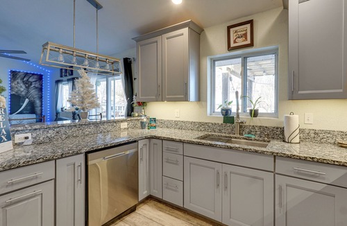 Versailles House | Lake Ozarks Home w/Deck, Dock & Hot Tub
