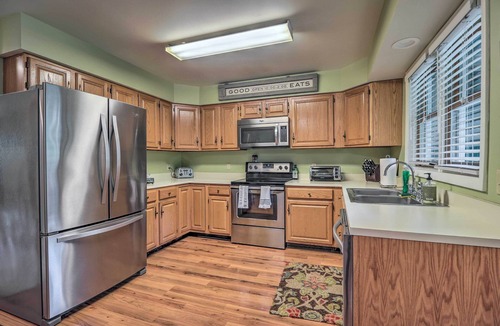 Lake Placid House | Lake Placid Gem w/Patio & Views < 1 Mi to Beach!