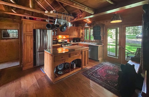 Butternut Ski Chalet | Lakefront 3BR, 2BA cottage with dock, boat, and fire pit