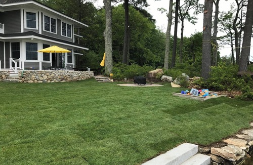 Wolfeboro House | Lakefront 6-bedroom, 3.5 bath house with 2 docks & sandy swim area in Wolfeboro