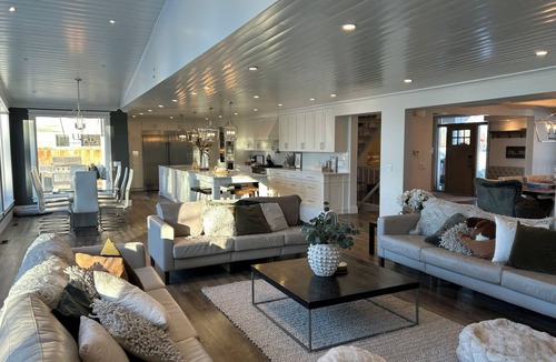 Midnapore House | Lakefront 6BR home w/dock, hot tub, games, sleeps 16—perfect for families!