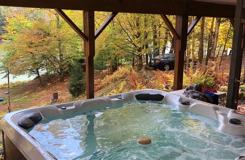 Mongaup Valley House | Lakefront 7 Bedrooms! Private Dock Swim! Fish! Boat!