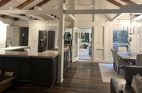 Greensboro House | Lakefront Architectural Wonder in Cozy Cove w Dock