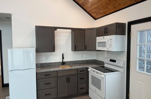 Mooers Forks Cabin | Lakefront Bliss Cozy 2-bedroom Cabin with Stunning Views