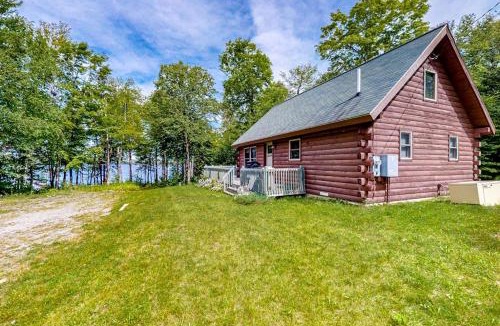 Greenville House | Lakefront cabin on First Roach Pond with dock, lake view & firepit- dog-friendly