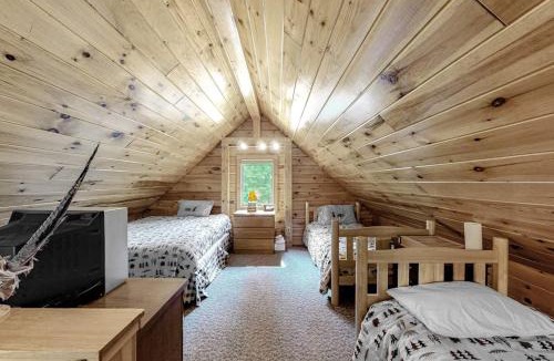 Greenville House | Lakefront cabin on First Roach Pond with dock, lake view & firepit- dog-friendly