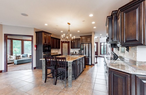 Waterfront Greens House | Lakefront Castle w/Pool, Hot Tub & Dock Slip