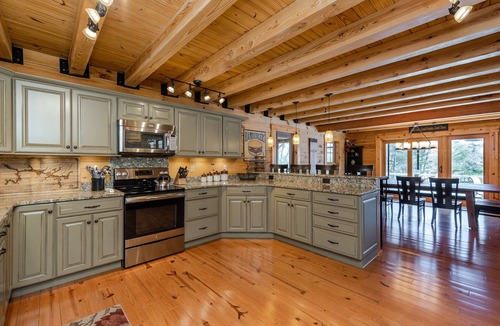 Swanton House | Lakefront Chalet w/Dock, Hot Tub & Fireplace