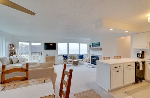 Dewittville Condo | Lakefront Dewittville Condo with Private Deck!