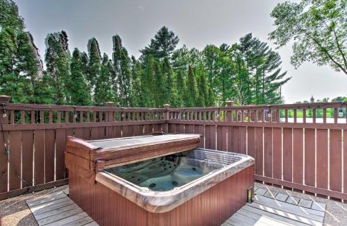 Eau Galle House | Lakefront Eau Galle Home w/Hot Tub & Fire Pit