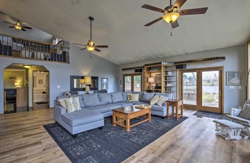 Eau Galle House | Lakefront Eau Galle Home w/Hot Tub & Fire Pit