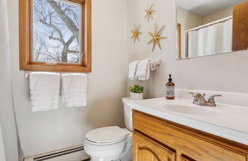 Ramsey County House | Lakefront Getaway: Hot Tub, Firepit & Fireplaces!
