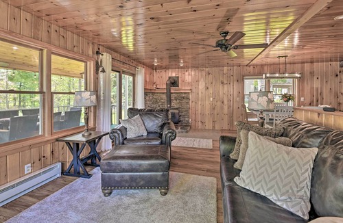 Gloversville House | Lakefront Gloversville Home w/Beach + Dock!