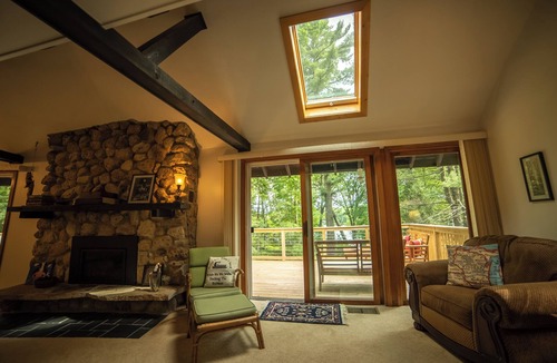 Wautoma Cabin | Lakefront Home on quiet sandy lake near peaceful Wautoma Kayaks, Canoe, beach