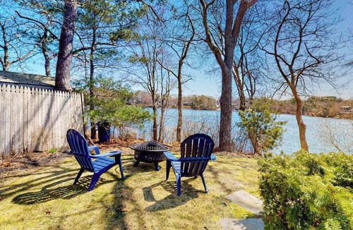 Cataumet House | Lakefront home with beautiful views, water access, paddleboards & firepit