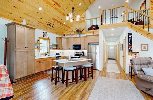 Conover House | Lakefront home with, dock, kayaks, paddle boards, fire pit & more
