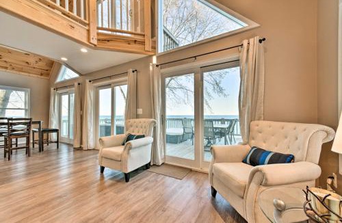 Lexington House | Lakefront Lexington Escape: Steps to Beach!