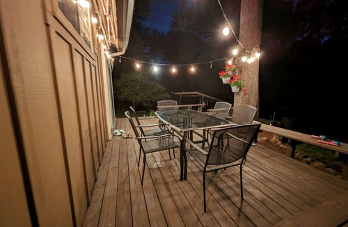 Wausau Cabin | Lakefront Lodge w/hot tub, fireplace & fire pit