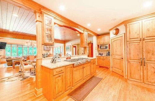 Lake Junaluska House | Lakefront mountain home with WiFi, extensive kitchen, & central AC