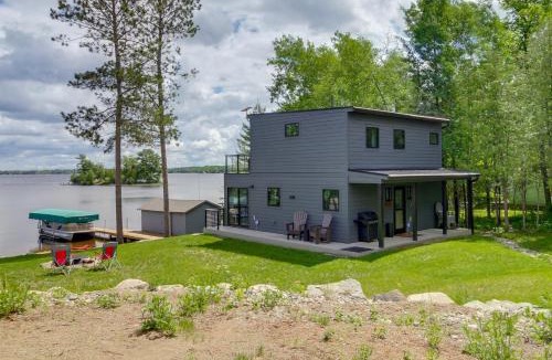 Tower House | Lakefront Northwoods Cabin w/Shared Dock & Views!