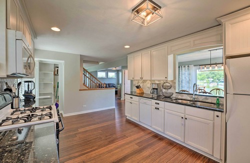 Lake Shangrila House | Lakefront Oasis w/Boat Dock, Fire Pit, Grill