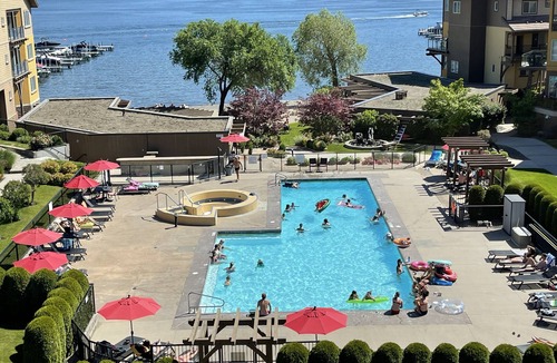 Westbank Condo | Lakefront, pool, hot tub, exc room. Book now for Aug 22 x 6 days and Sept 2026