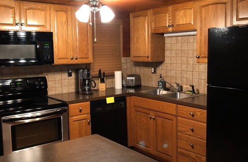 Flemington House | LAKEFRONT PREMIER rustic cabin on quiet cove, west side of Pomme de Terre Lake