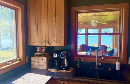 Grand Marais House | Lakefront retreat, river/wood fireplace/hot tub