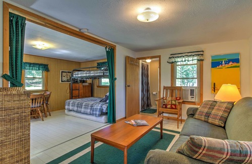 Westfield Apartment | Lakefront Studio Cabin w/ Dock & Fire Pit!