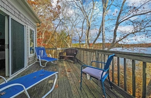 Cotuit House | Lakefront Stunning Cape Cod Views w Private Lake Beach - Backyard is the Lake !