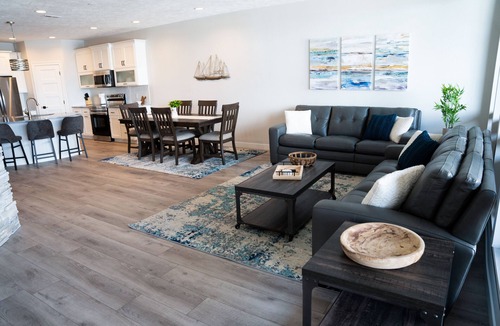 Arnolds Park Condo | Lakefront Views- New 5 Bedroom Luxury Condo on East Okoboji