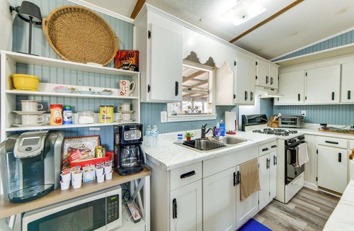 Fort Gaines House | Lakefront w/ Dock, Detached Studio, Fire Pit!