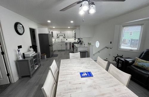 Clear Lake House | Lakeside 6-bdrm 4-bath with game room, golf cart & semi private dock.