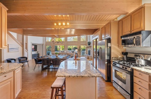 Lakeside House | Lakeside Escape – Beach Access, Heated Pool, Hot Tub & Sunset Views
