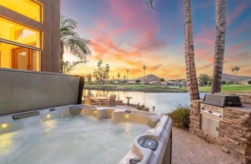 Arrowhead Ranch House | Lakeside home with private patio Grill Golf view
