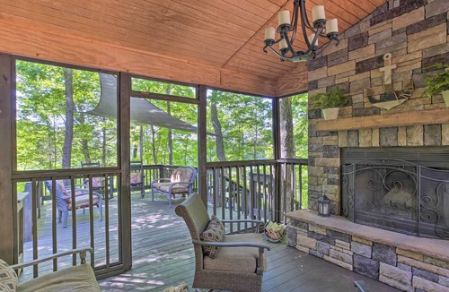 Nancy House | Lakeside Nancy Home: Fire Pit, Outdoor Shower