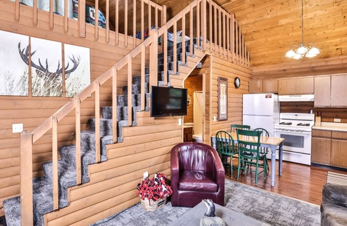 Watersmeet Cabin | Lakeside wilderness resort cabin with dock, fire pit, on-site store, bait shop!