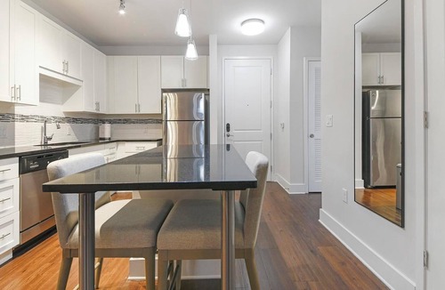 Central Business District Apartment | Landing | Chic 1BD, Rooftop Lounge, Gym