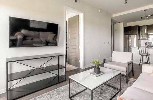 Woodland Heights Apartment | Landing | Incredible 1BD, Game Room, Yoga Studio