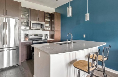 Woodland Heights Apartment | Landing | Incredible 1BD, Game Room, Yoga Studio