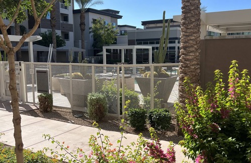 Desert View Village Apartment | Large 1 br over 800 sq ft. Ground level pool view workout and car space