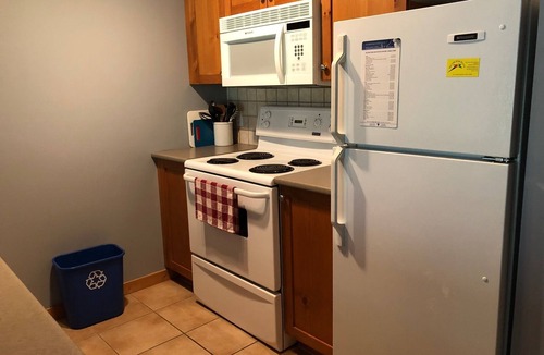 Silver Star Mountain Condo | Large balcony, walk out condo on trails - Pet friendly!