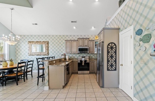 Garden City House | Large Beach Home with Golf Carts, Pool Table and Community Pools
