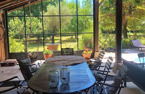 Astaffort House | Large, beautiful riverside artist's house for a family holiday.