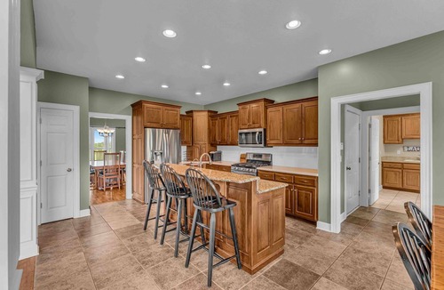 Lecompton House | Large country place on acreage with pond and plenty of room.