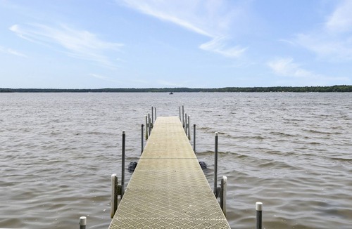 St Germain House | Large home Big Sant Germain Lake sleeps 13 breathtaking views of the sunset.