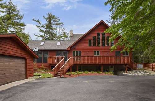 St Germain House | Large home Big Sant Germain Lake sleeps 13 breathtaking views of the sunset.
