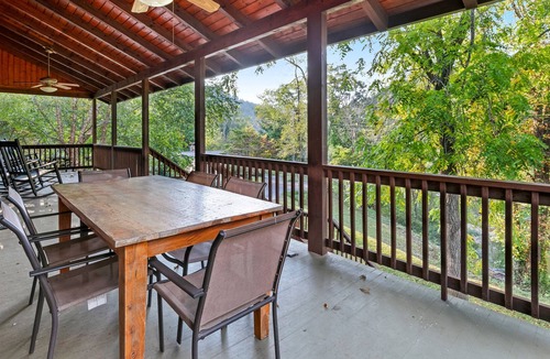 Whittier House | Large home with river access, fireplace & covered porch - nearby fishing