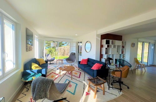 Benerville-sur-Mer House | Large house with sea view, 200 m², garden & woods, beach 8 minutes away on foot