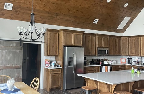 Afton House | Large Lakefront Home Grand Lake Monkey Island